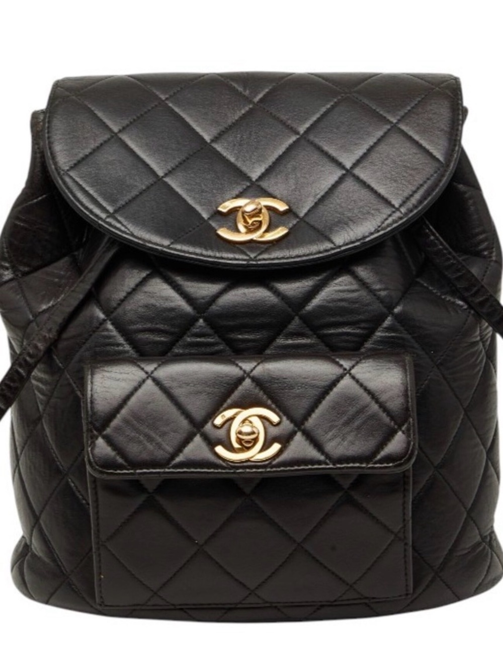 Backpack real leather and brass